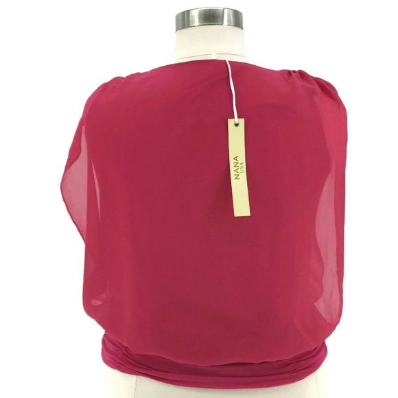Nana USA PINK Sleeveless Top Size 2x Plus - Picture 4 of 8